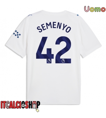 Manchester City Antoine Semenyo #42 Terza Maglia 2026-27 Manica Corta Manchester City Antoine Semenyo #42 Terza Maglia 2026-27 Manica Corta